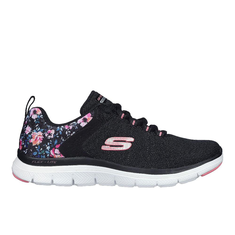 QVC Skechers Sneaker Flex Appeal Dettaglio Floreale Soletta Air-Cooled Memory Foam