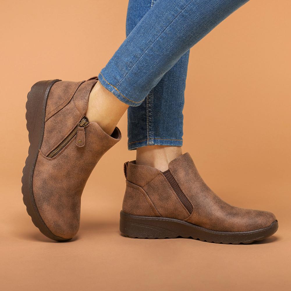 QVC Skechers Stivaletti Lovely Vibe con zip e soletta Air-Cooled