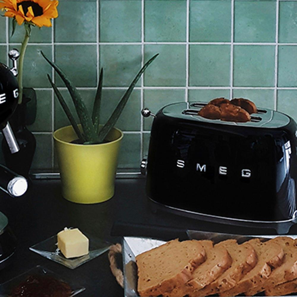 QVC Smeg 50's Style Tostapane 2x2 Fette Funzione Scongelamento