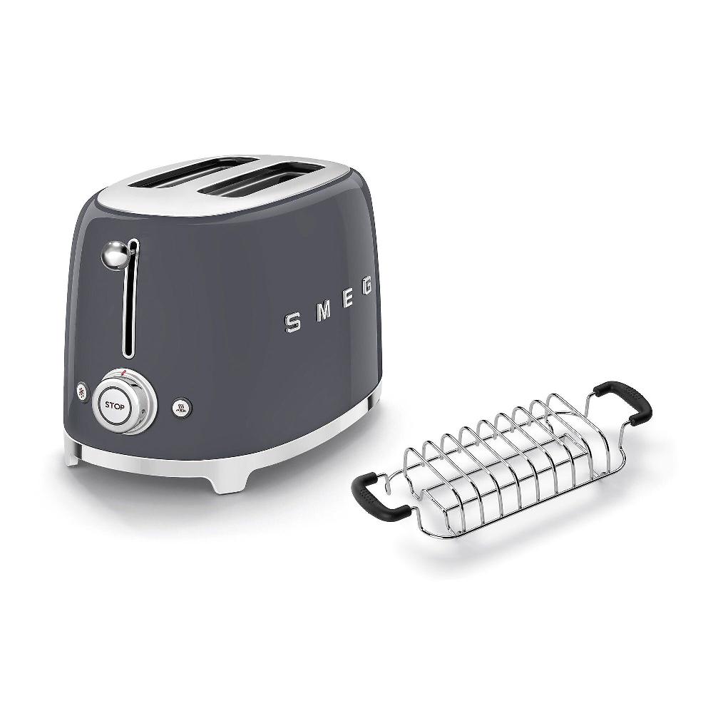 QVC Smeg 50's Style Tostapane TSF01GREU+accessorio scaldapanini
