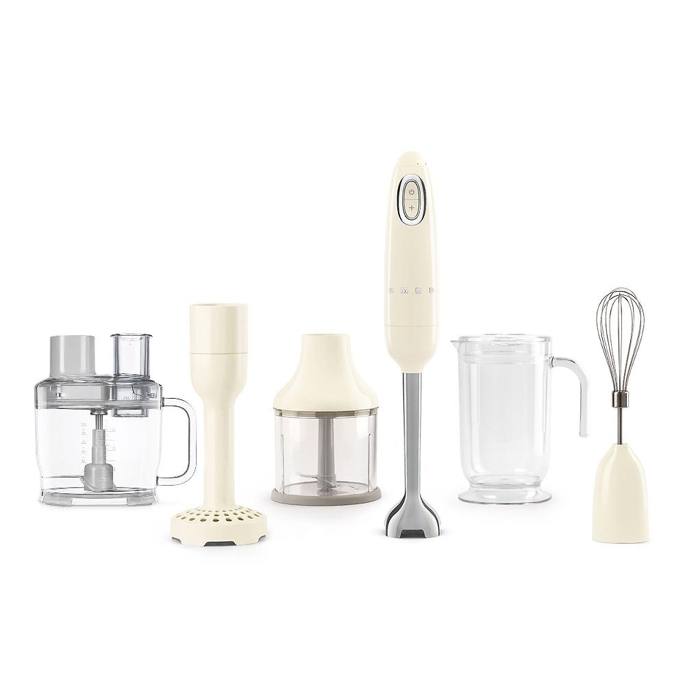 QVC Smeg Frullatore immersione con kit accessori + multifunzione 5 in 1