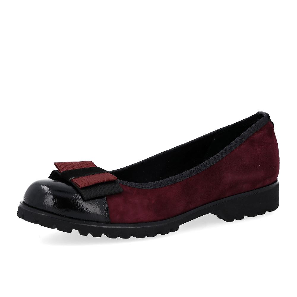 QVC Soffice Sogno Ballerine in pelle scamosciata con tacco 3 cm