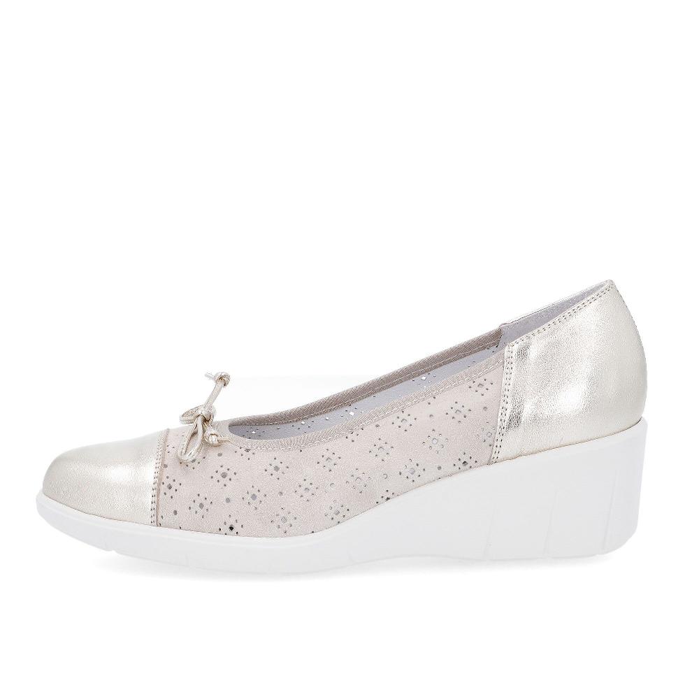QVC Soffice Sogno Ballerine In Pelle Scamosciata Con Zeppa 5 Cm