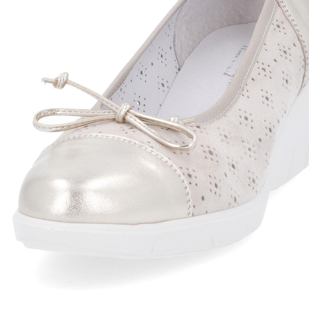QVC Soffice Sogno Ballerine In Pelle Scamosciata Con Zeppa 5 Cm