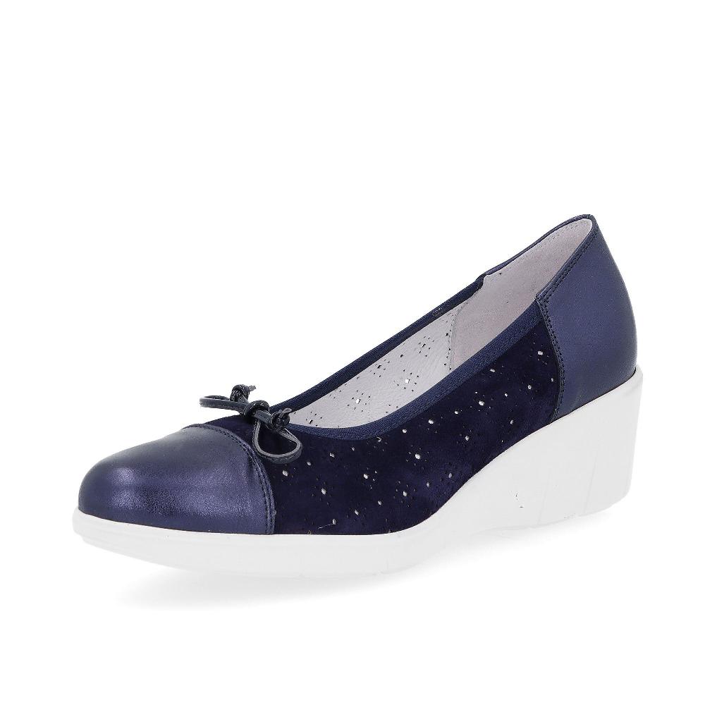 QVC Soffice Sogno Ballerine in pelle scamosciata con zeppa 5 cm