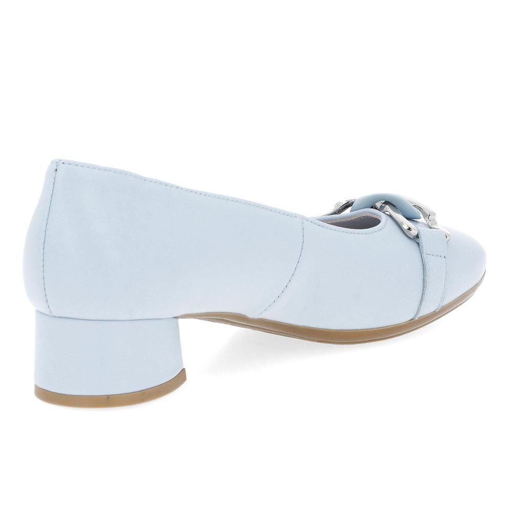QVC Soffice Sogno Decolleté In Pelle Con Dettaglio Catena E Tacco 3 5 Cm