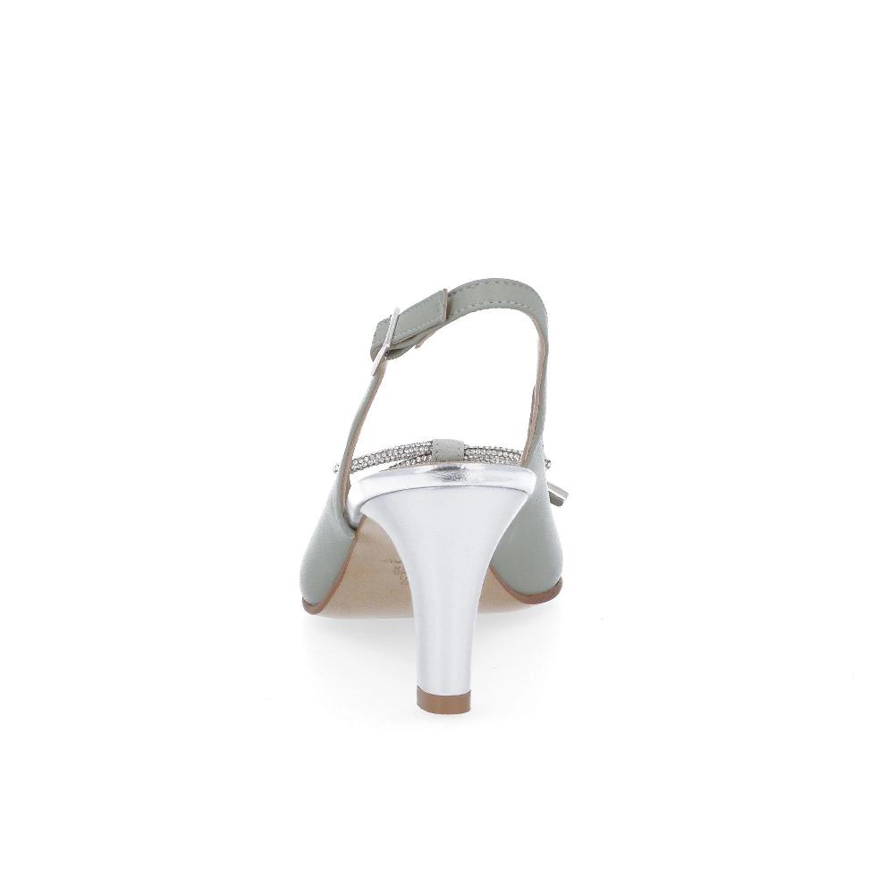 QVC Soffice Sogno Décolleté In Pelle Con Fiocchetto Tacco 7 5cm