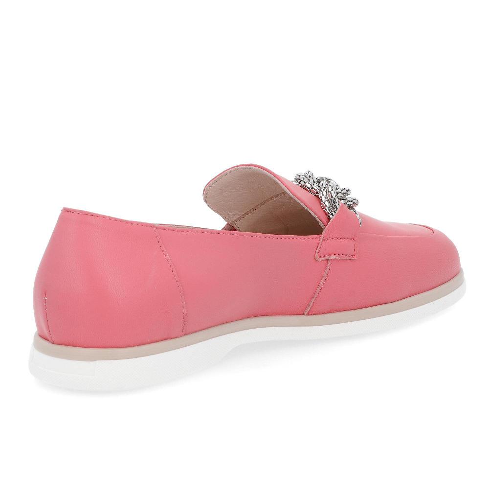QVC Soffice Sogno Mocassini In Pelle Con Catena Tacco 2 Cm