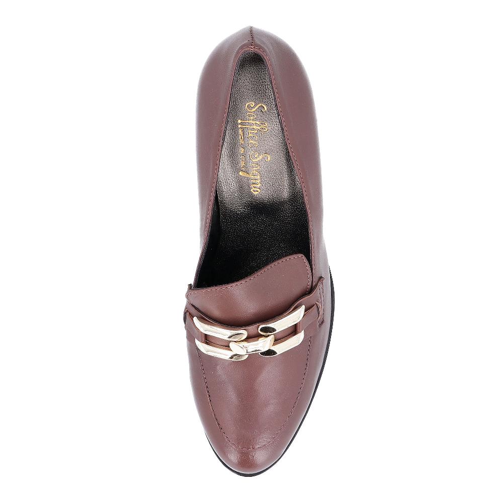 QVC Soffice Sogno Mocassini In Pelle Con Morsetto Metallico