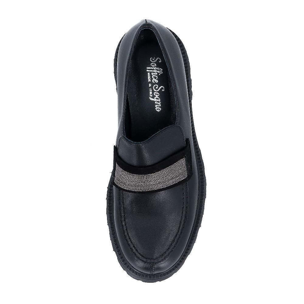 QVC Soffice Sogno Mocassini In Pelle Con Tacco 5 Cm