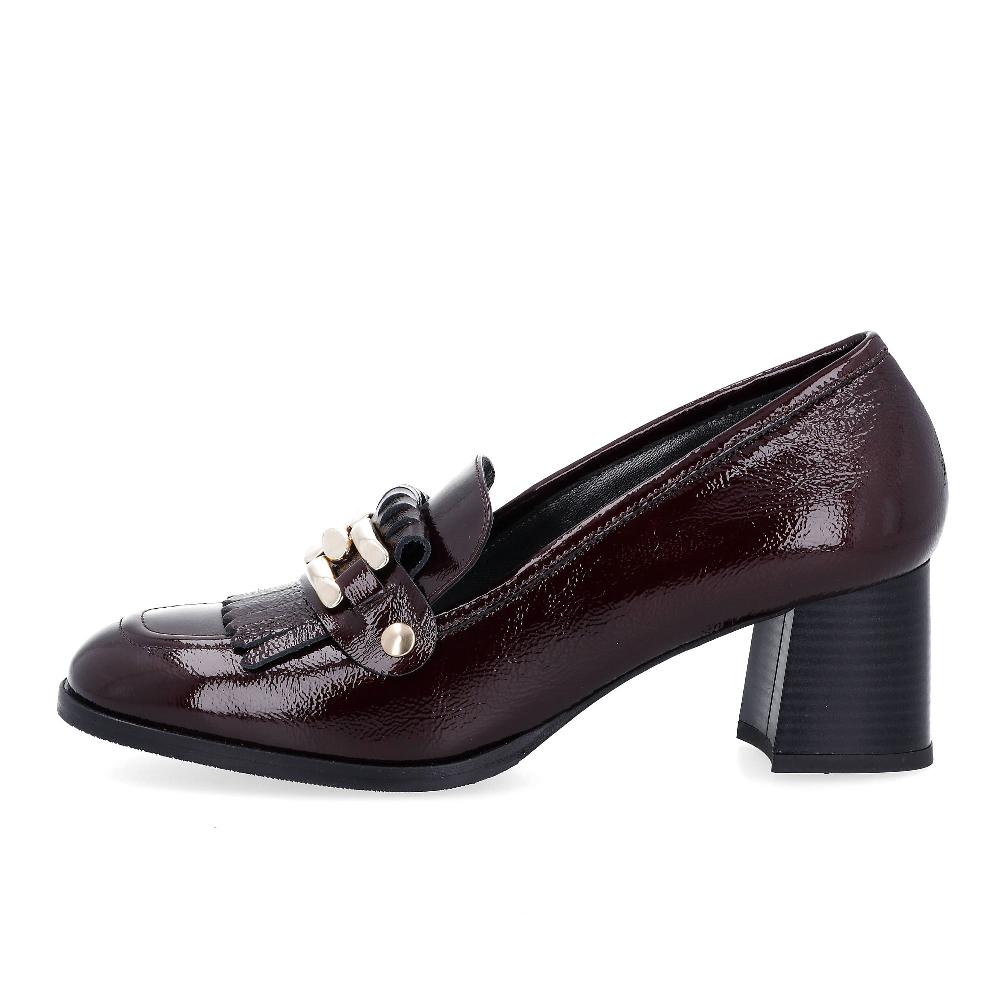 QVC Soffice Sogno Mocassini In Pelle Con Tacco Morsetto E Frangetta