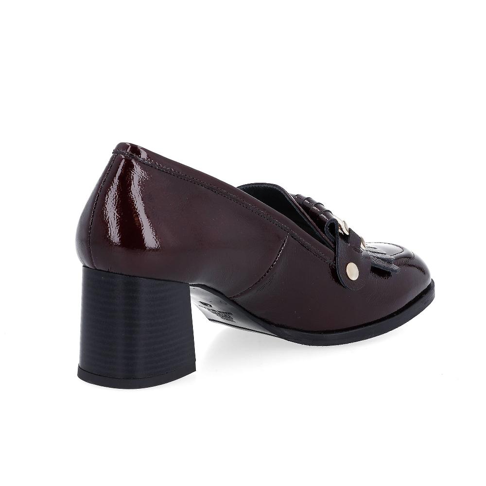 QVC Soffice Sogno Mocassini In Pelle Con Tacco Morsetto E Frangetta