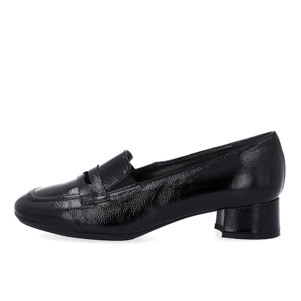QVC Soffice Sogno Mocassini In Pelle Effetto Vernice Con Tacco 4cm