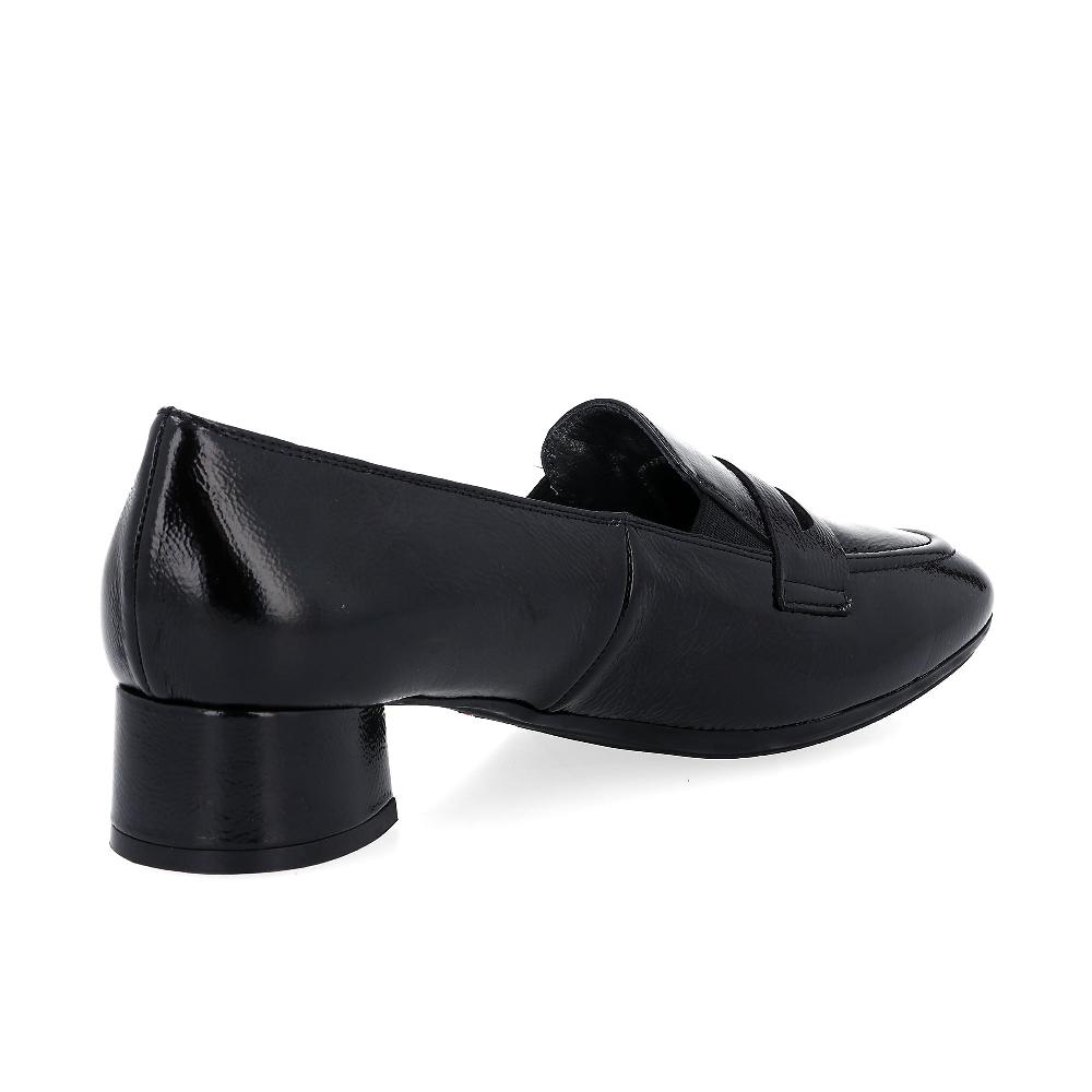 QVC Soffice Sogno Mocassini In Pelle Effetto Vernice Con Tacco 4cm