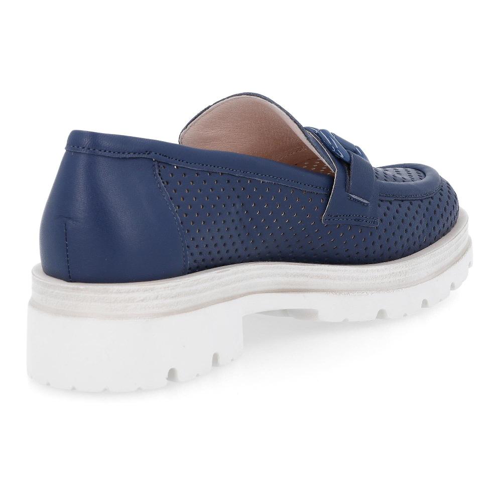 QVC Soffice Sogno Mocassini In Pelle Traforata Tacco 4 Cm