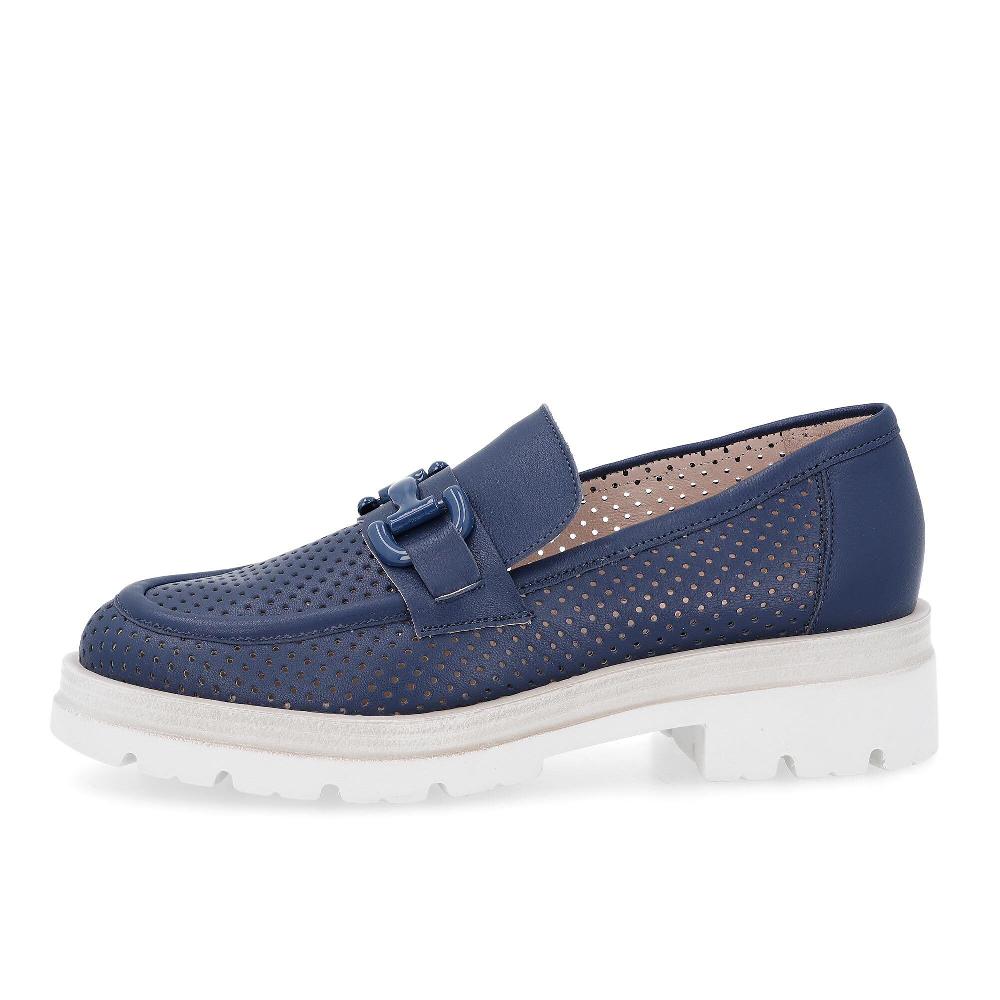 QVC Soffice Sogno Mocassini In Pelle Traforata Tacco 4 Cm