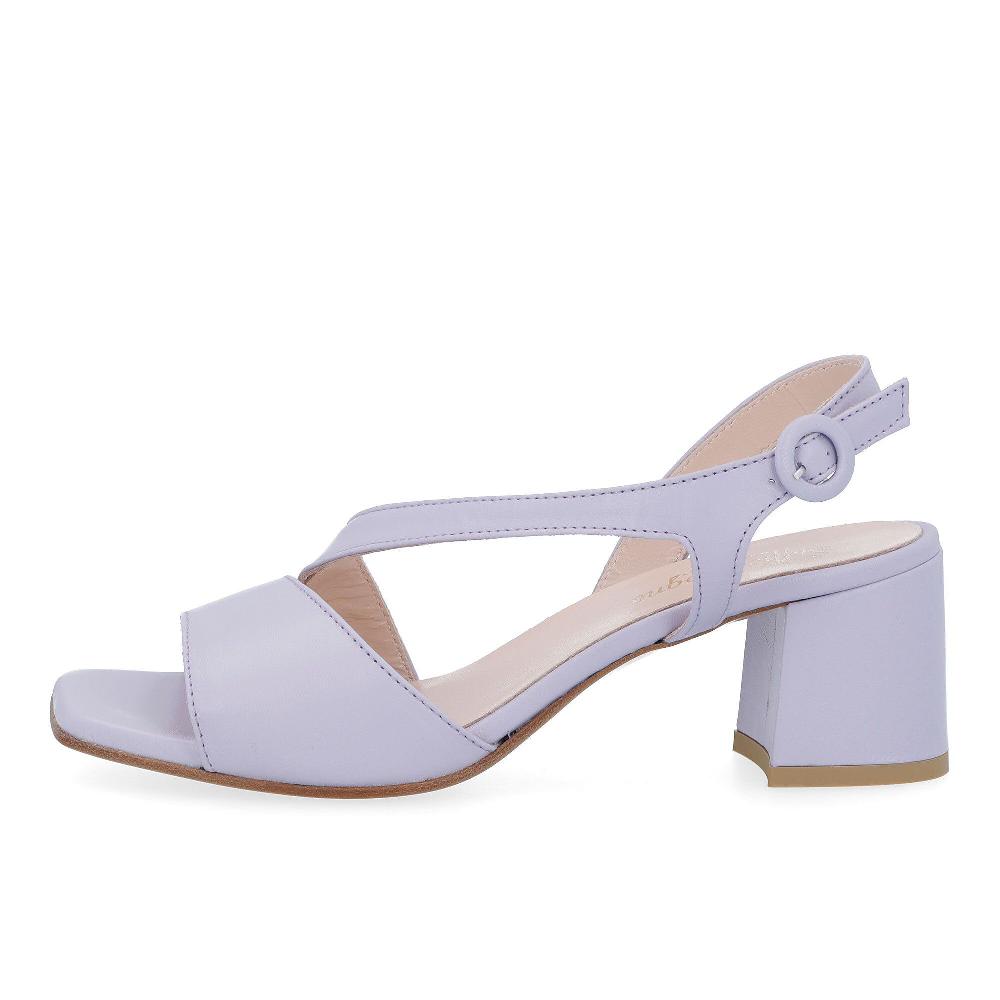 QVC Soffice Sogno Sandali In Pelle Con Fascia Trasversale Tacco 6cm