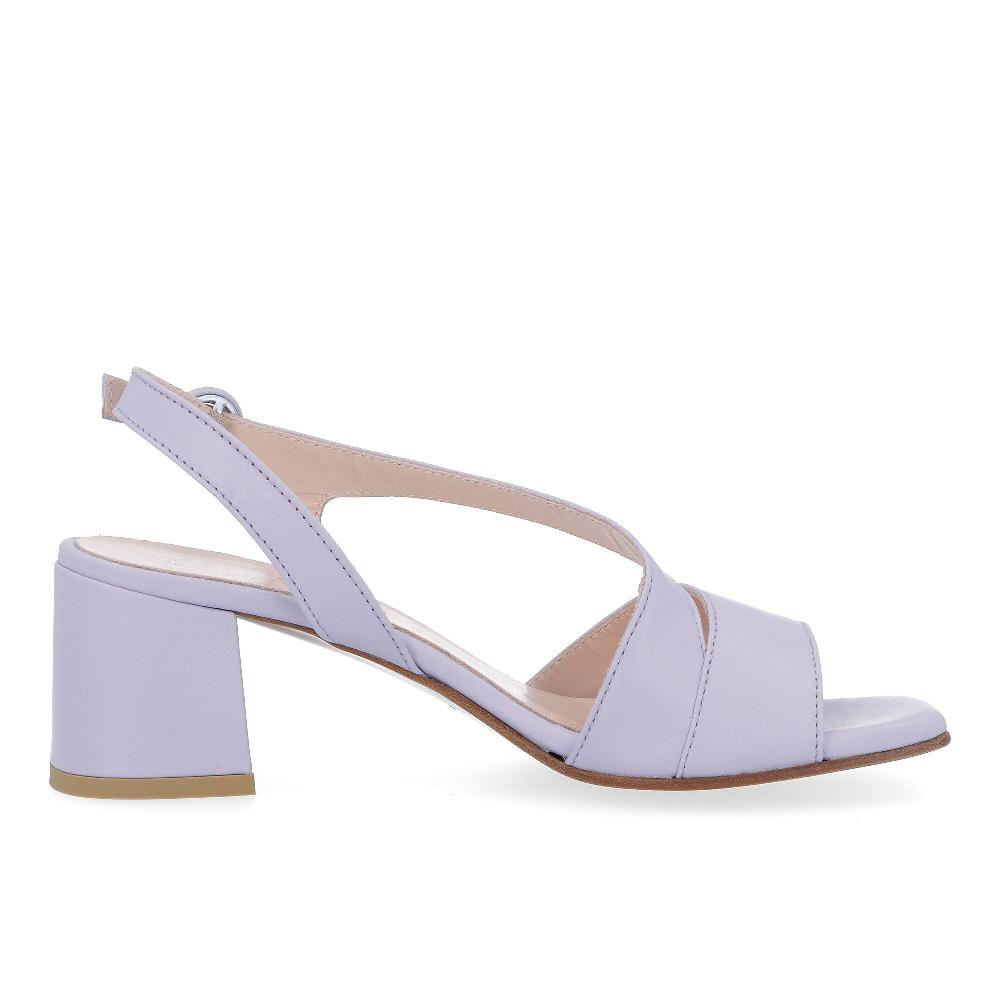 QVC Soffice Sogno Sandali In Pelle Con Fascia Trasversale Tacco 6cm
