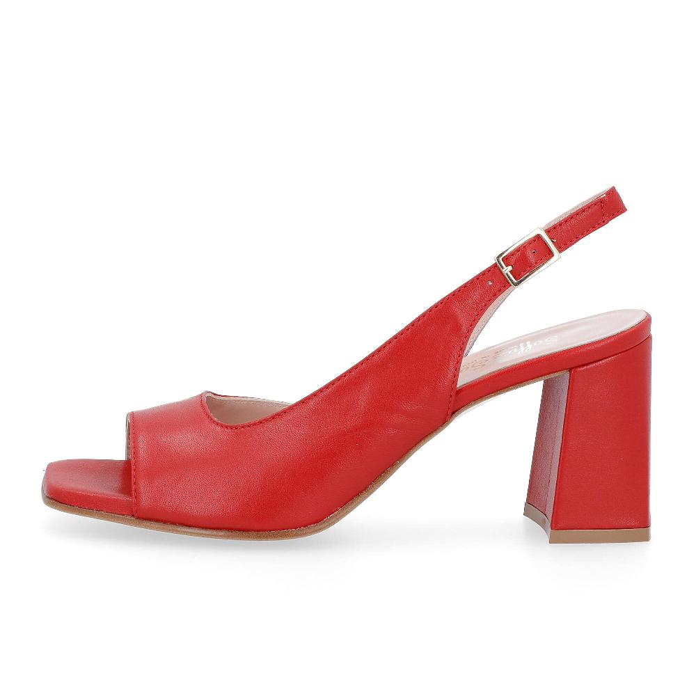 QVC Soffice Sogno Sandalo In Pelle Con Cinturino E Tacco 8 Cm