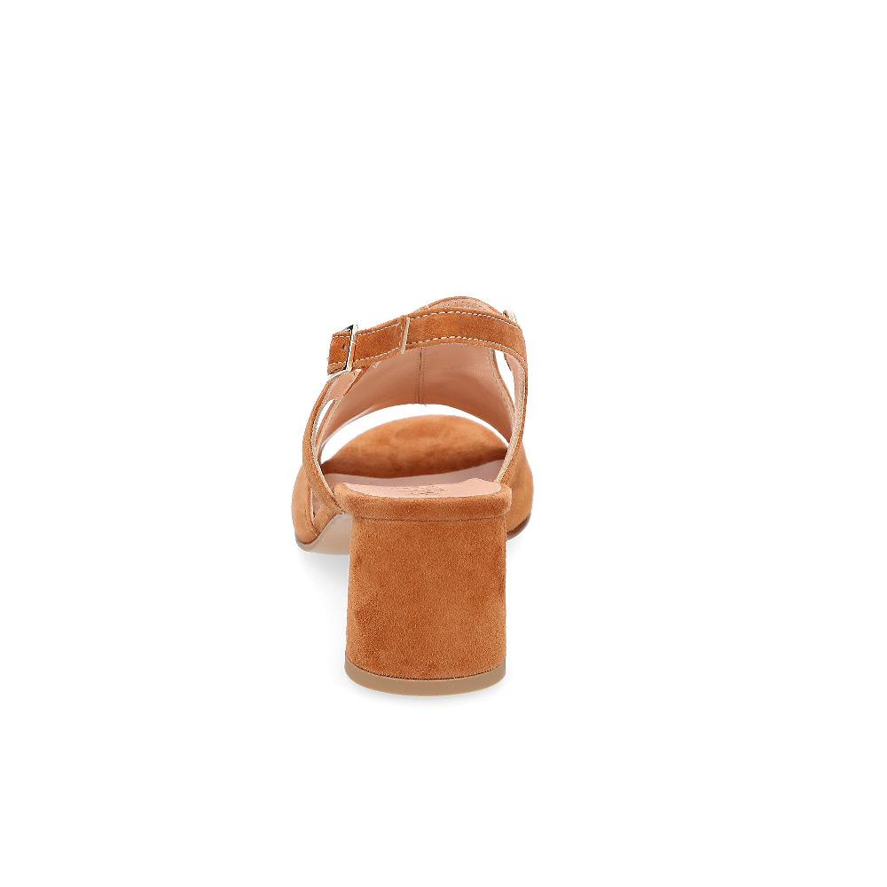 QVC Soffice Sogno Sandalo In Pelle Scamosciata Con Tacco 6 Cm