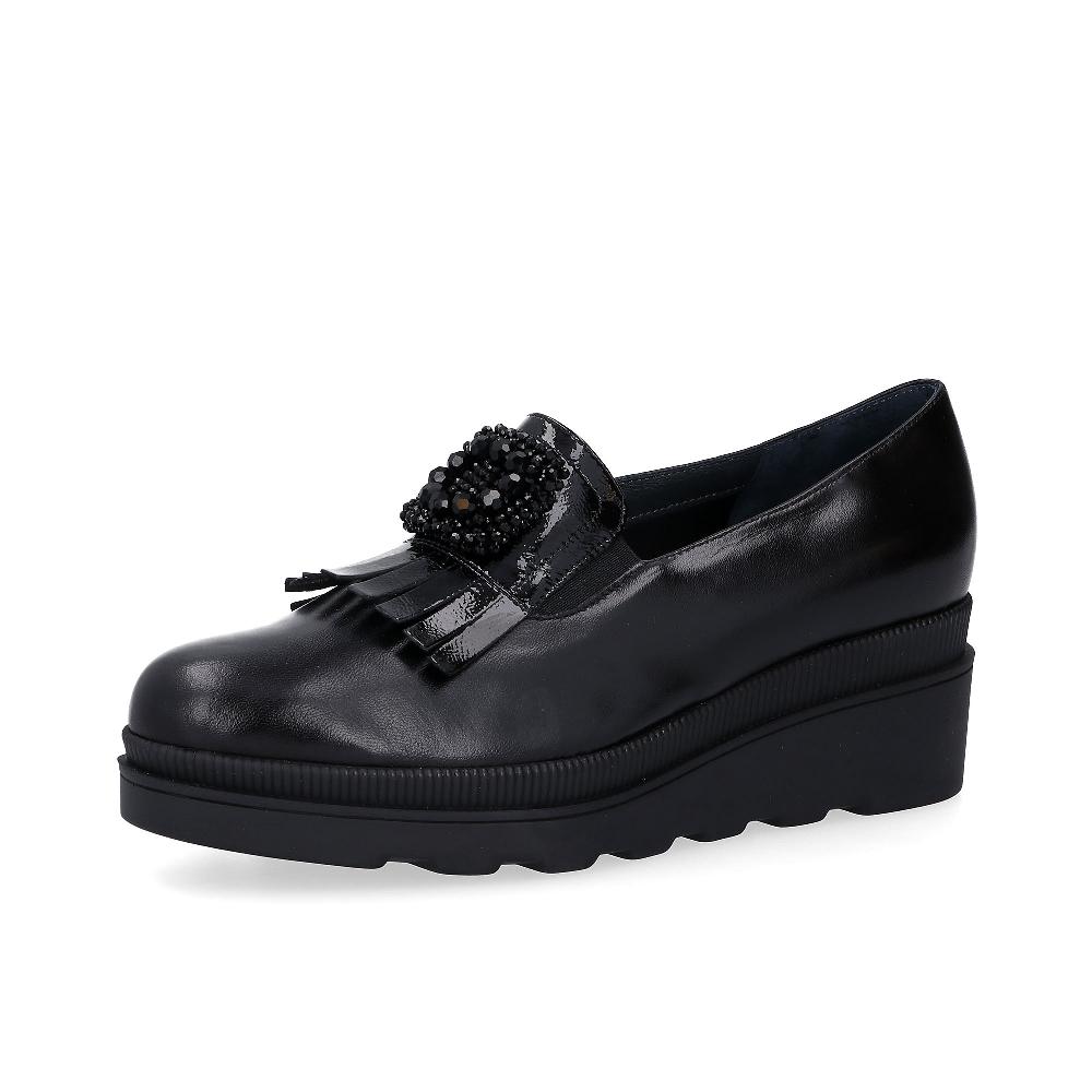 QVC Soffice Sogno Slip on con dettaglio gioiello e zeppa 5 5 cm