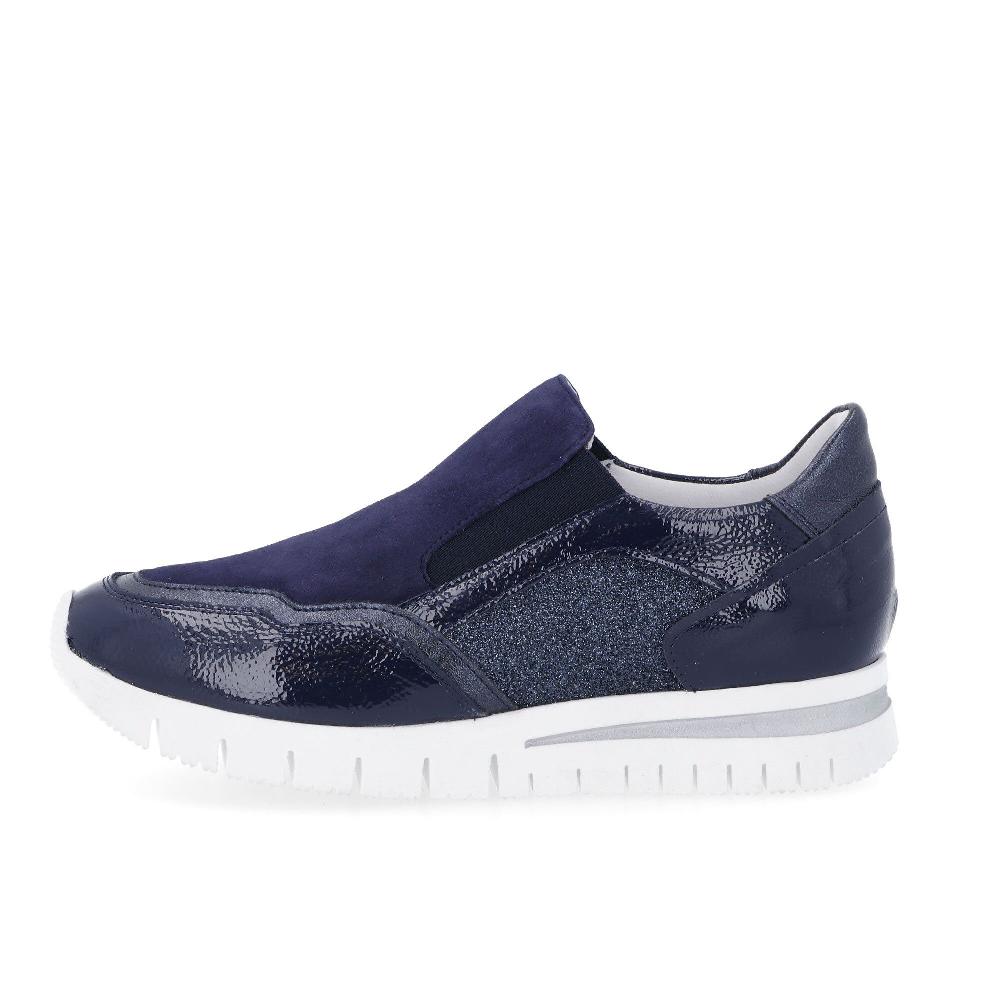 QVC Soffice Sogno Slip On In Pelle Inserti Elastici Zeppa 3cm