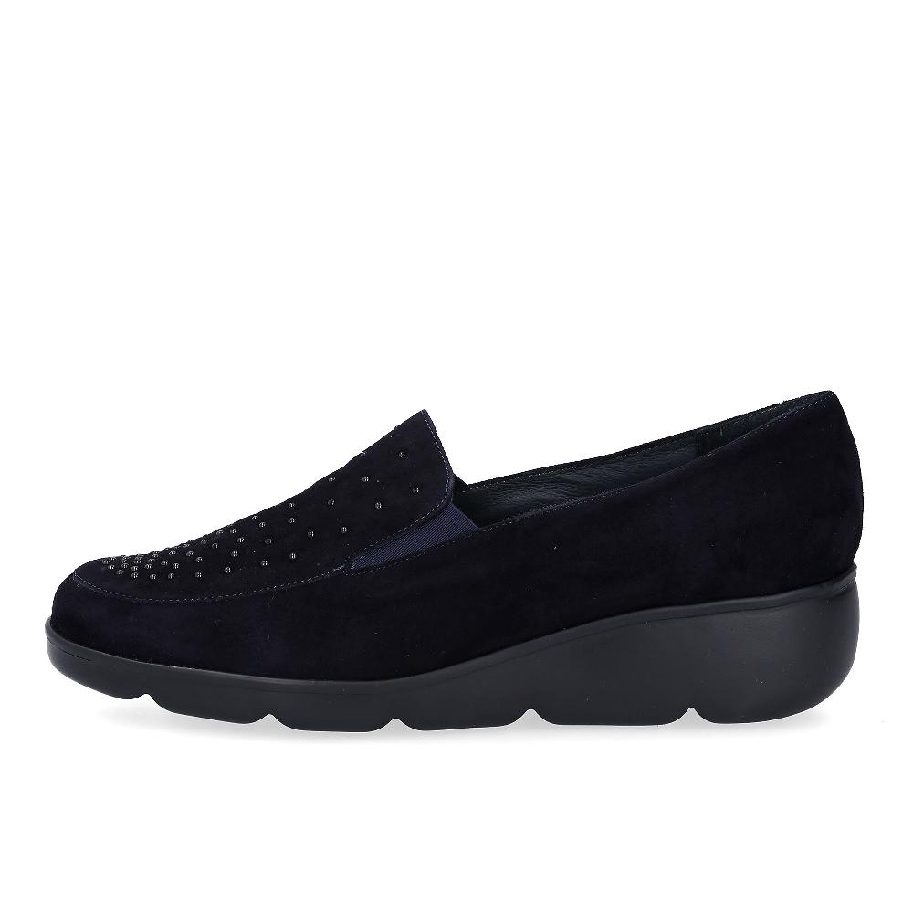 QVC Soffice Sogno Slip On In Pelle Scamosciata Con Borchie