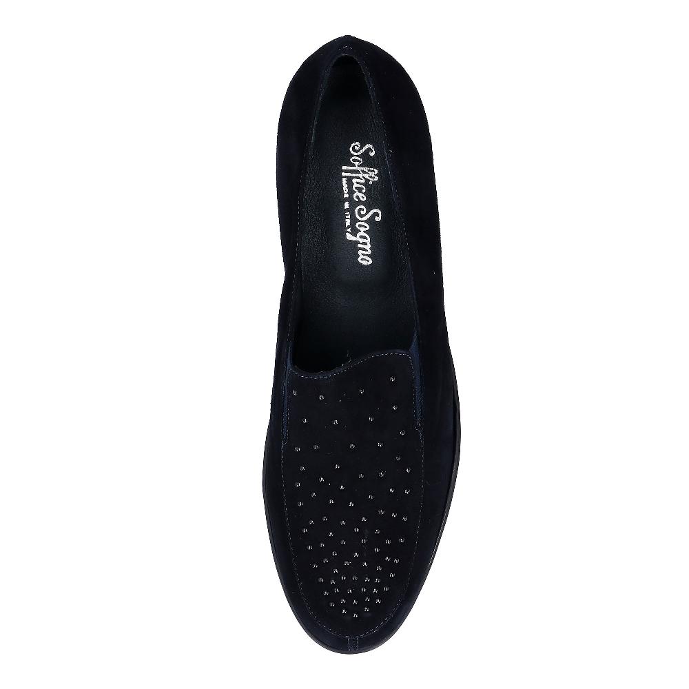QVC Soffice Sogno Slip On In Pelle Scamosciata Con Borchie