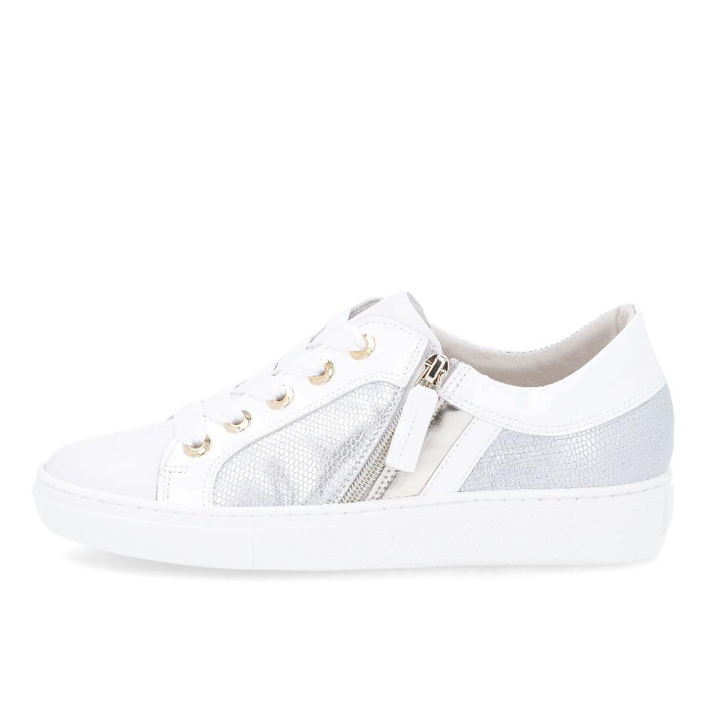 QVC Soffice Sogno Sneaker Stringata Con Tomaia In Pelle E Zip Sul Lato