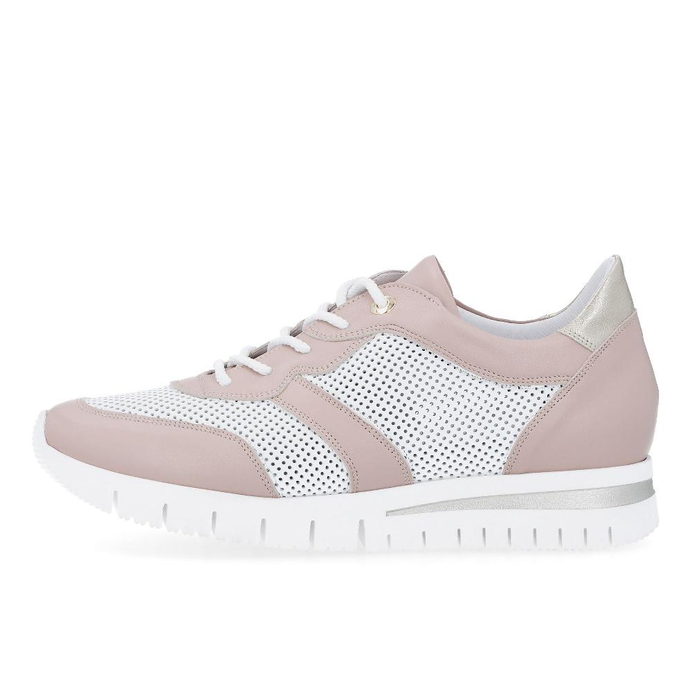 QVC Soffice Sogno Sneaker Stringate In Pelle Traforata