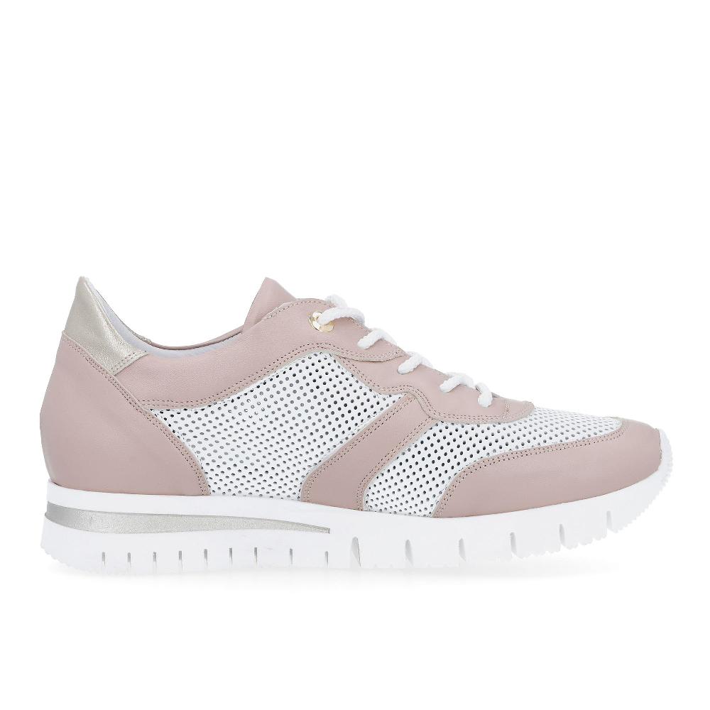QVC Soffice Sogno Sneaker Stringate In Pelle Traforata