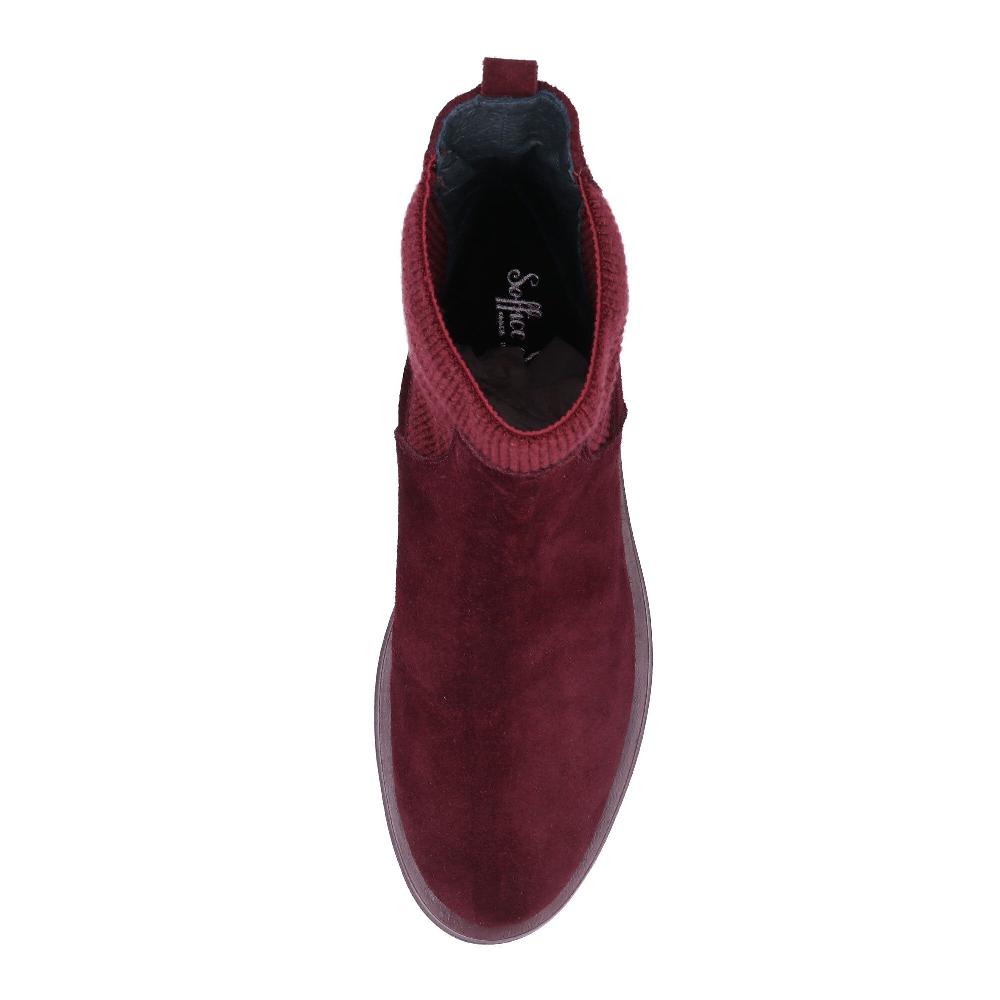 QVC Soffice Sogno Tronchetti In Pelle Inserto Elastico Tacco 4cm