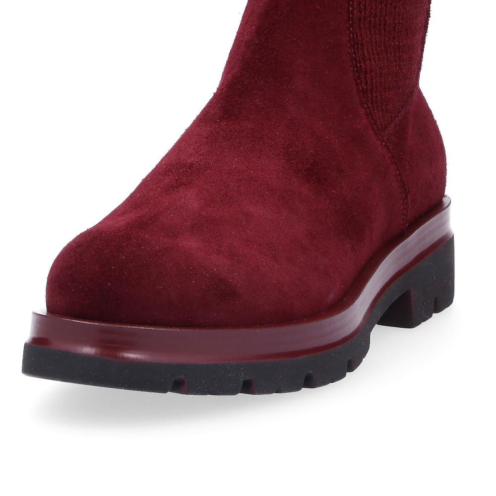 QVC Soffice Sogno Tronchetti In Pelle Inserto Elastico Tacco 4cm