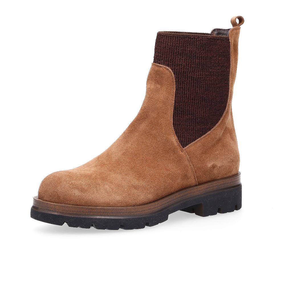 QVC Soffice Sogno Tronchetti in pelle inserto elastico tacco 4cm