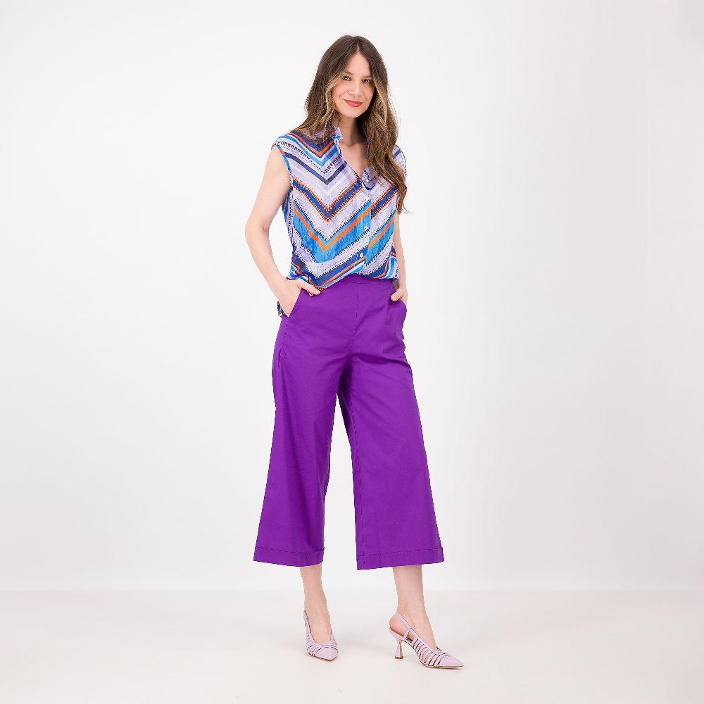 QVC SottoMarino Camicia In Mussola Di Cotone Fantasia