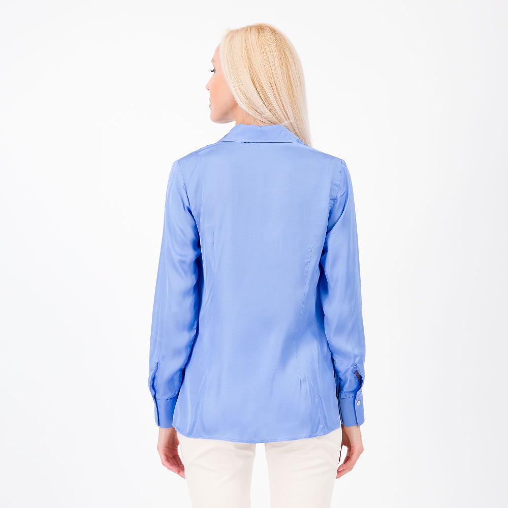 QVC SottoMarino Camicia In Raso Di Viscosa Bottoni In Madreperla