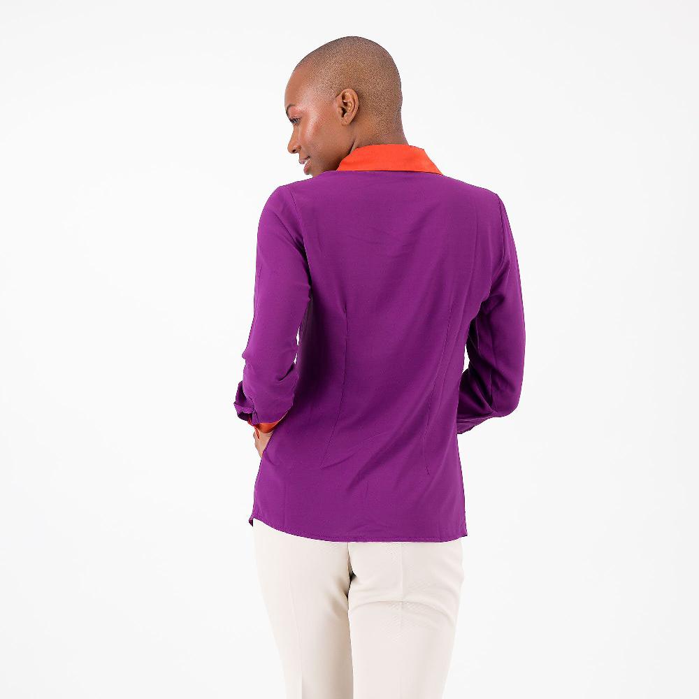 QVC SottoMarino Camicia In Raso Opaco A Manica Lunga