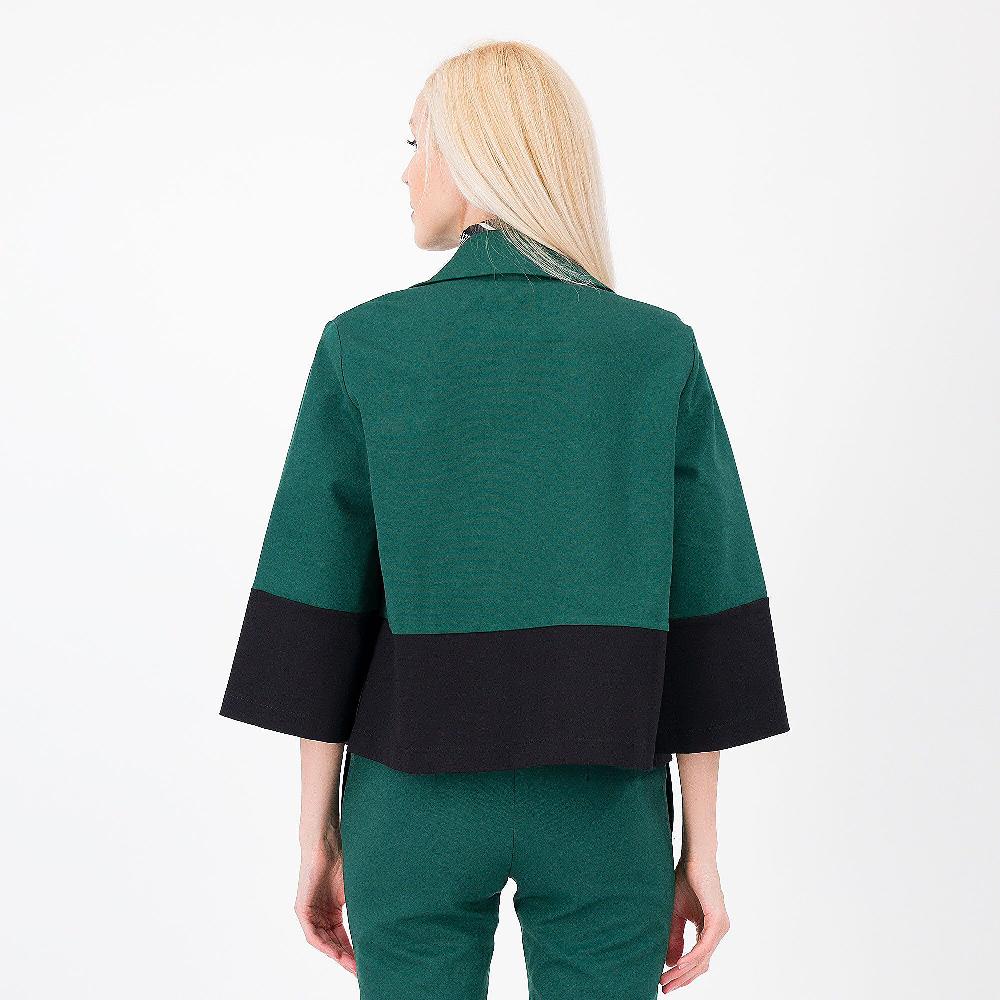 QVC SottoMarino Giacca Corta Color Block In Punto Milano