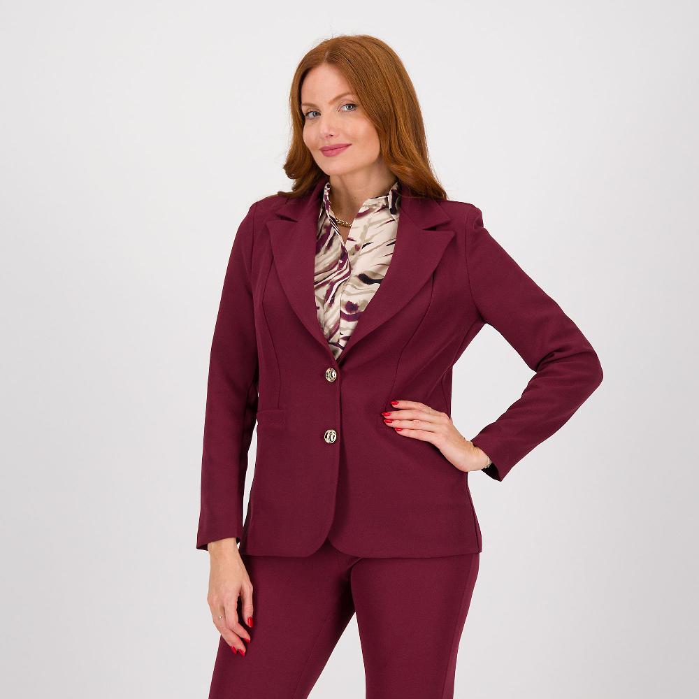 QVC SottoMarino Giacca in crêpe bielastico con collo rever