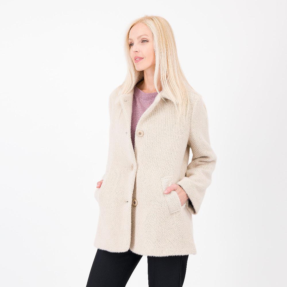 QVC SottoMarino Giaccone in tessuto soft con collo a camicia