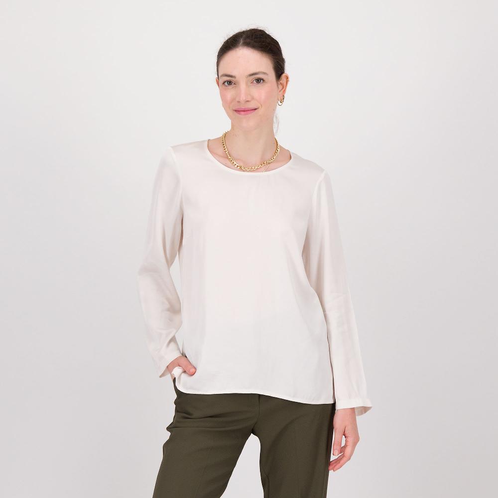 QVC SottoMarino Maglia maniche lunghe con scollo barchetta e spacchi