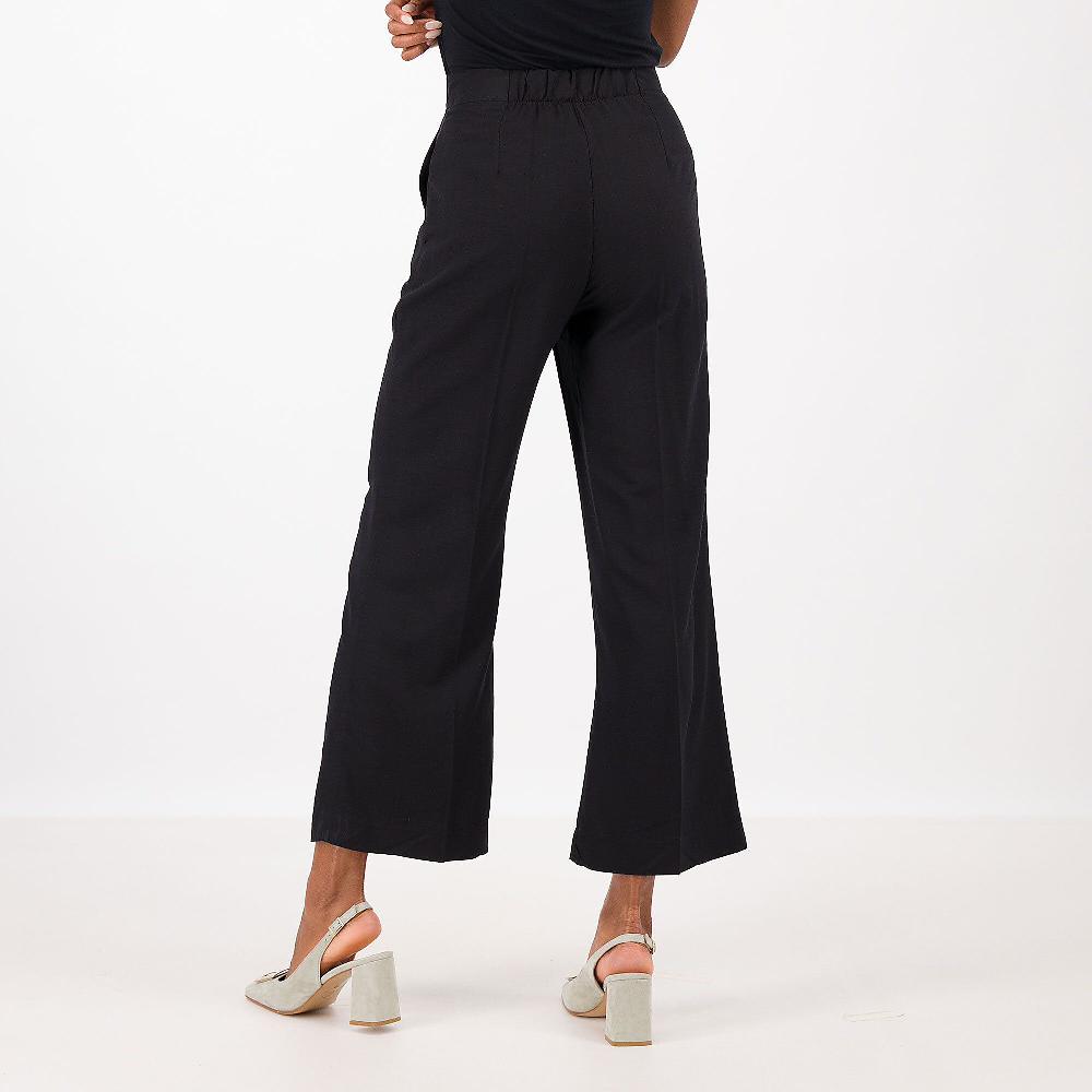 QVC SottoMarino Pantaloni A Gamba Larga In Viscosa E Lino