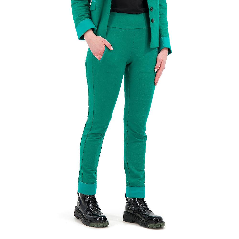 QVC SottoMarino Pantaloni A Sigaretta In Felpa Di Cotone
