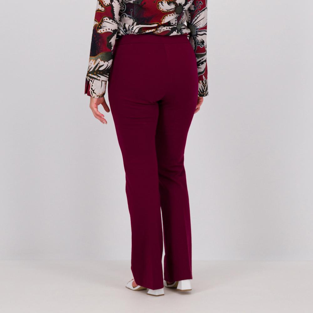 QVC SottoMarino Pantaloni A Zampetta In Punto Milano Misto Viscosa