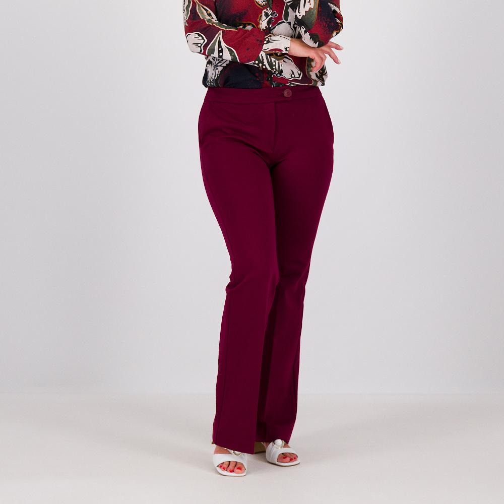 QVC SottoMarino Pantaloni a zampetta in Punto Milano misto viscosa