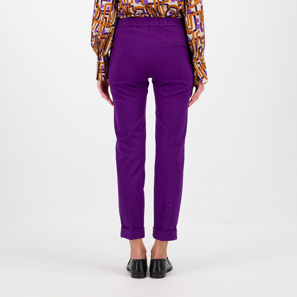 QVC SottoMarino Pantaloni Caviglia Con Risvolto Misto Viscosa