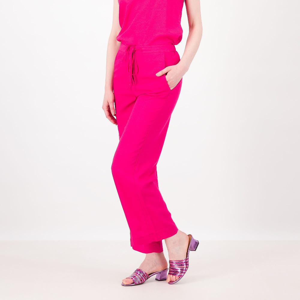 QVC SottoMarino Pantaloni gamba dritta in viscosa e lino