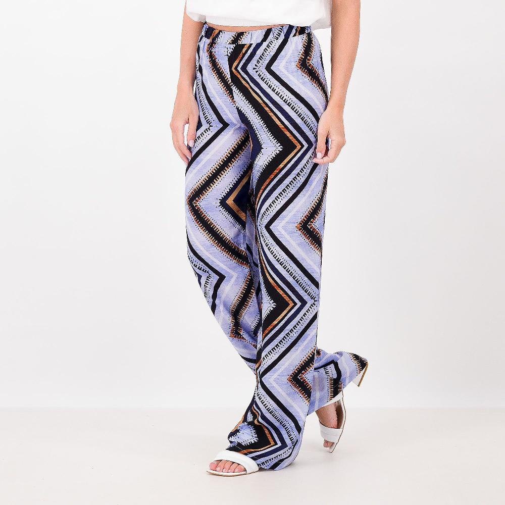QVC SottoMarino Pantaloni gamba dritta in viscosa fantasia