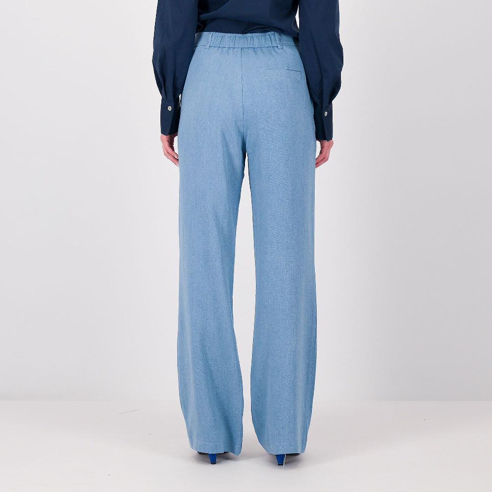 QVC SottoMarino Pantaloni In Jeans Con Bottone In Madreperla