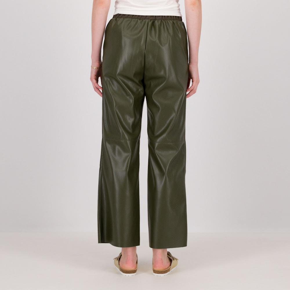 QVC SottoMarino Pantaloni Lunghi In Tessuto Spalmato Con Elastico In Vita